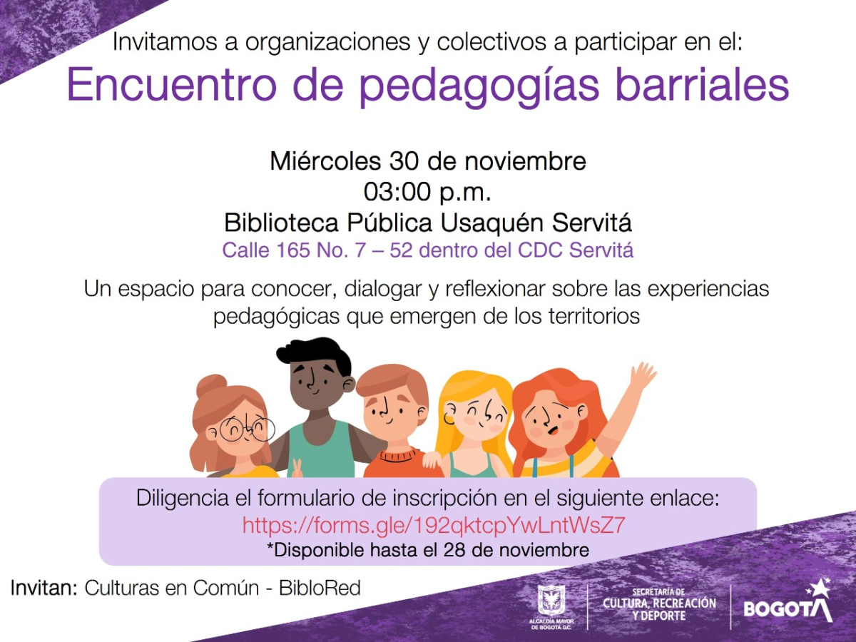 Encuentro de pedagogías barriales 