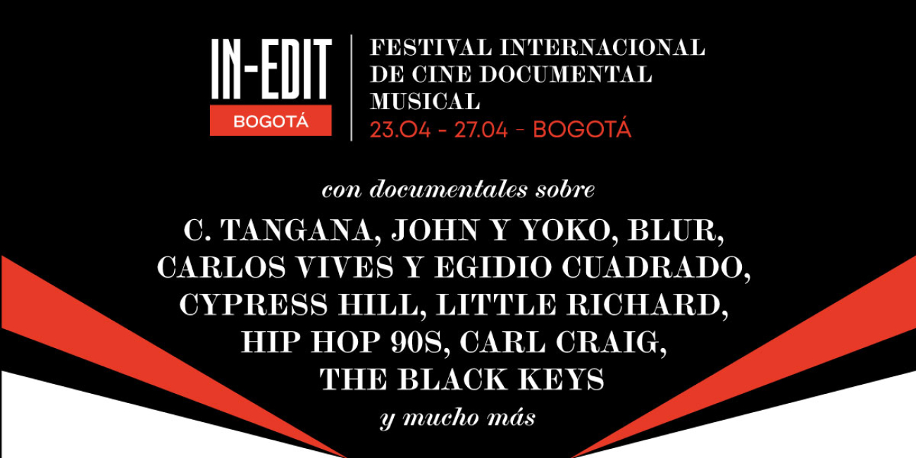 Pieza gráfica del festival In-Edit
