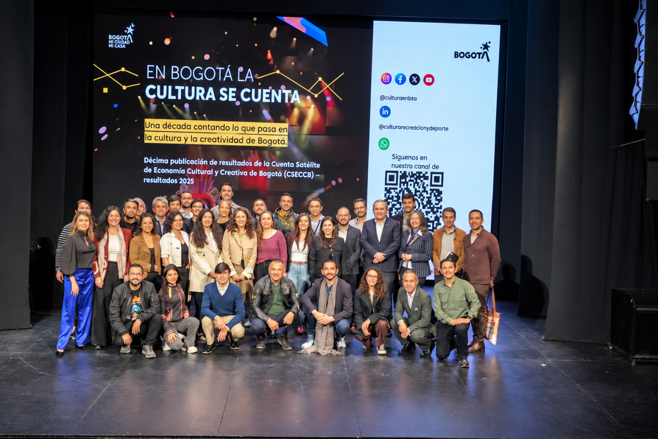 El sector cultural y creativo de Bogotá aportó 22,8 billones de pesos a la economía de la ciudad