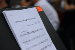 partitura de notas musicales