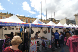 Stand de mercado campesinos 