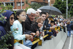 Publico observa comparsa