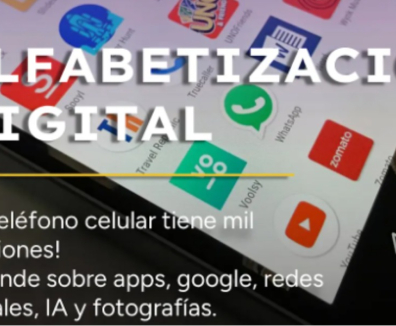 Afiche alfabetización digital.