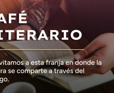 Afiche café literario.
