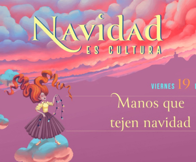 Afiche manos que tejen.