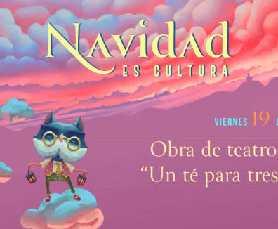 Afiche té para tres.