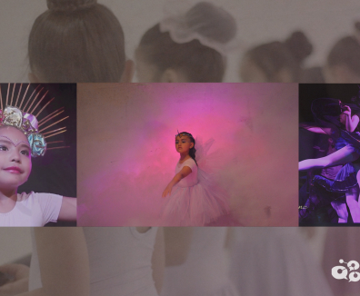 Niñas bailando ballet