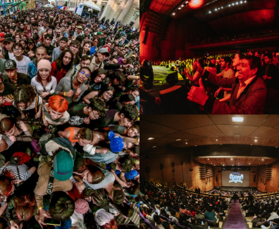 Personas reunidas en el desarrollo del Festival Centro