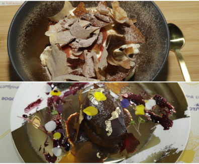 Postre y plato