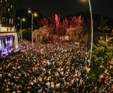 Gente en concierto