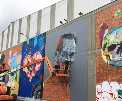  mural en homenaje a Gabriel García Márquez