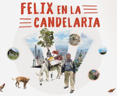 Flyer cortometraje Felix en La Candelaria