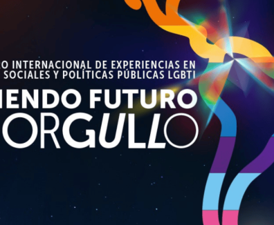 Pieza gráfica Tejiendo futuro con orgullo