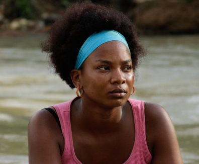 Mujer afro, fotograma de la película Chocó