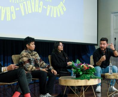 Panelistas en charla del festival Gabo 2024