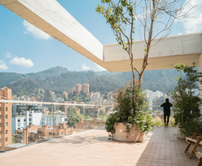 Panorámica de Bogotá desde el CEFE Chapinero