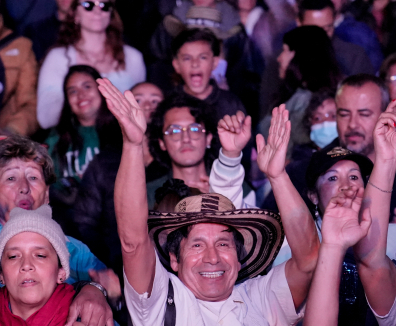 Público en Vallenato al parque