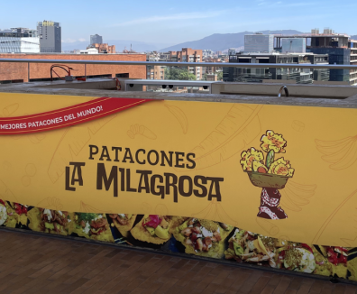 Fotografía de la isla gastronómica del Centro Felicidad Chapinero