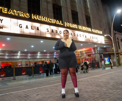 persona en teatro