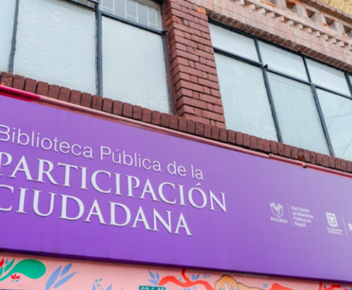 fachada de la Biblioteca Pública de la Participación Ciudadana 