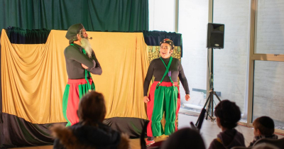 Obra del grupo Teatridanza en el Centro Felicidad Chapinero