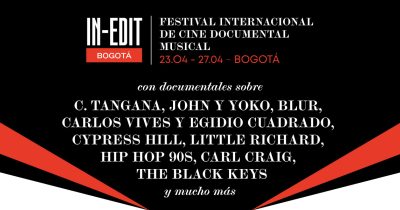 Pieza gráfica del festival In-Edit