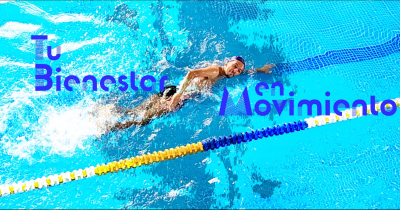 Fotogrfaía de una persona nadando en la piscina del Centro Felicidad Chapinero