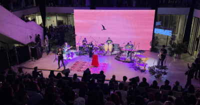 Fotografía de una de las actividades del Festival BIME en el Centro Felicidad Chapinero