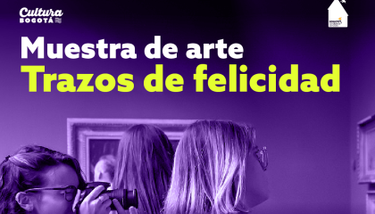 Flyer de Muestra de arte en CEFE CHAPINERO