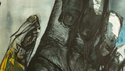 Fragmento de una pintura  