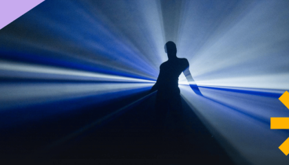 Fotografía de un cuerpo a contra luz