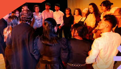 Fotografía de personas en un taller grupal