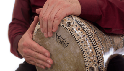Fotografía de un instrumento de percusión