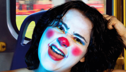 Cara de una persona de clown
