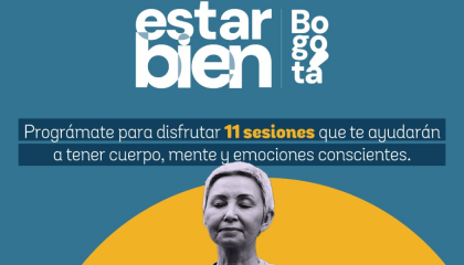 Banner del evento estar bien