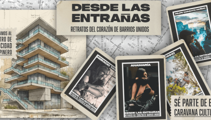 Banner del afiche de la exposición Desde las Entrañas