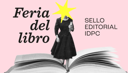 Afiche feria del libro del IDPC.