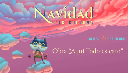 Afiche aquí todo es caro.