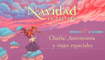 Afiche de taller de astronomía.