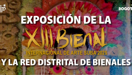Afiche Bienal de Suba.