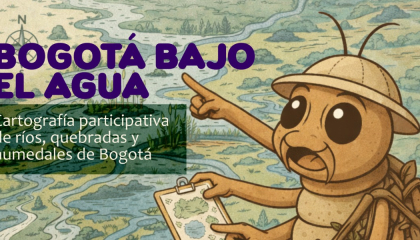 Afiche de Bogotá bajo el agua.