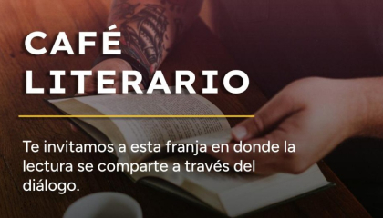 Afiche de Café Literario.