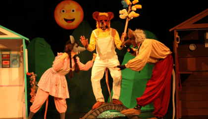 Escena de la obra Cartas de Amor