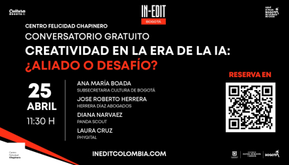 Afiche del conservatorio Creatividad en la era la la IA: ¿Aliado o desafío?
