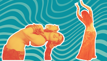 Afiche danzas orientales