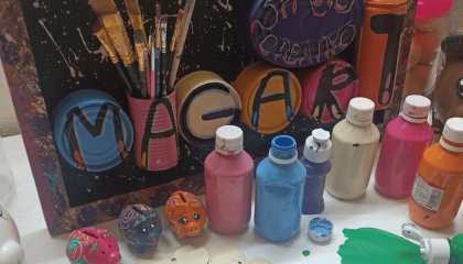 Materiales para pintar.