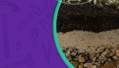 Foto arena y piedras