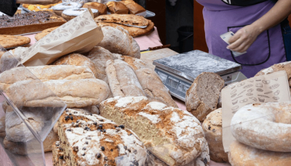 Imagen de panes artesanales. 