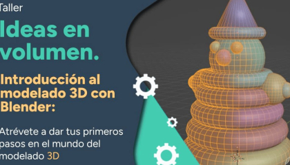 Afiche ideas en volumen.