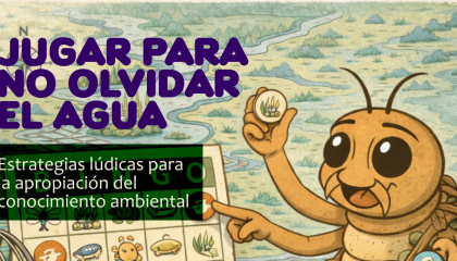 Afiche de jugar para no olvidar el agua.